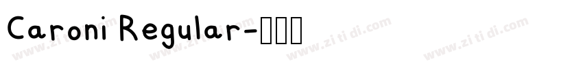 Caroni Regular字体转换